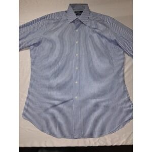 Polo Ralph Lauren Mens Button-Up Shirt Size 16-34 Blue Stripe Curham Classic Fit